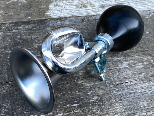 Classic Chrome Bicycle Bugle Hooter - £6.50