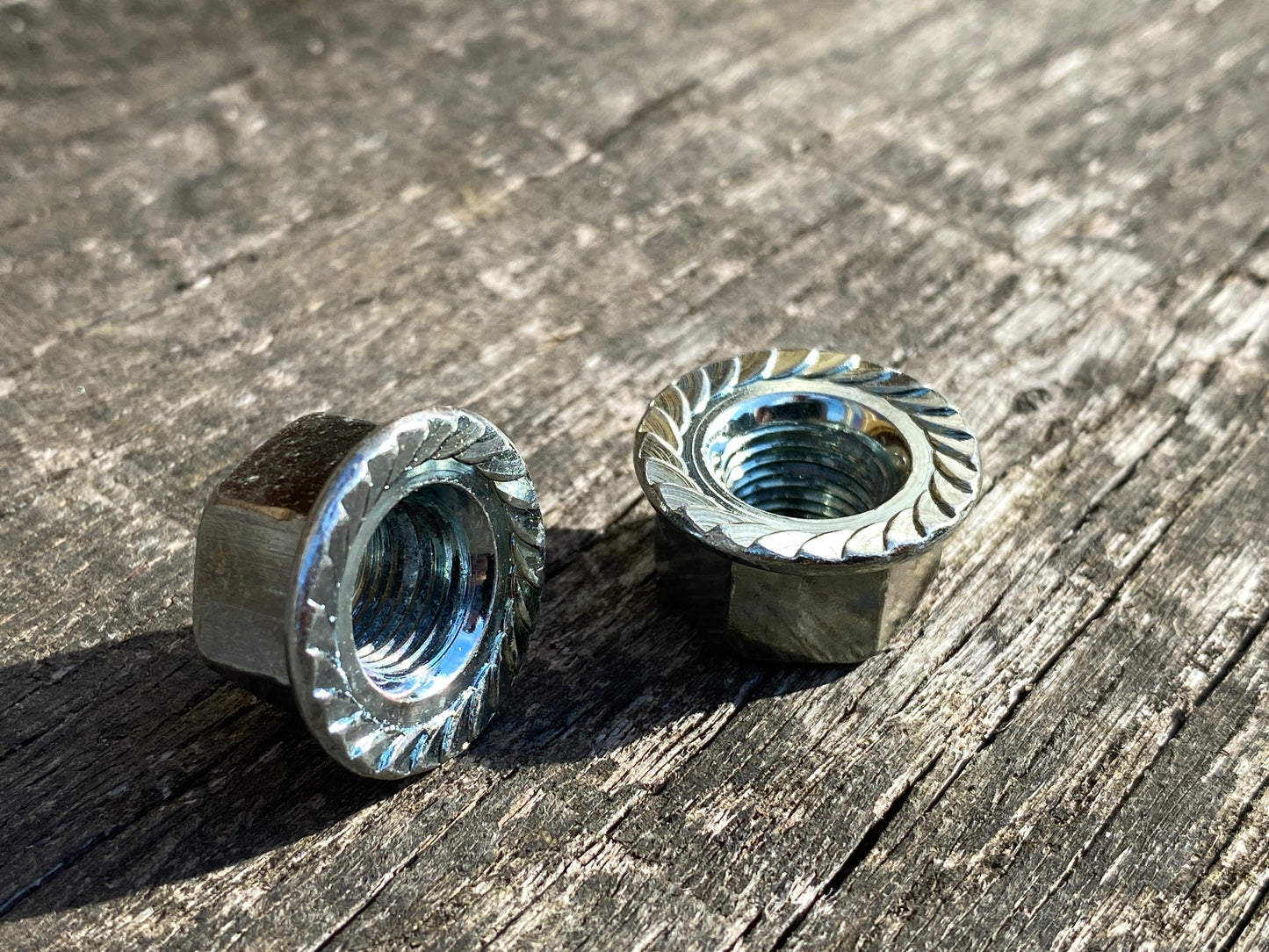 3/8 Cycle - Bicycle Hub Axle Flanged Nuts - £2.90 / pair