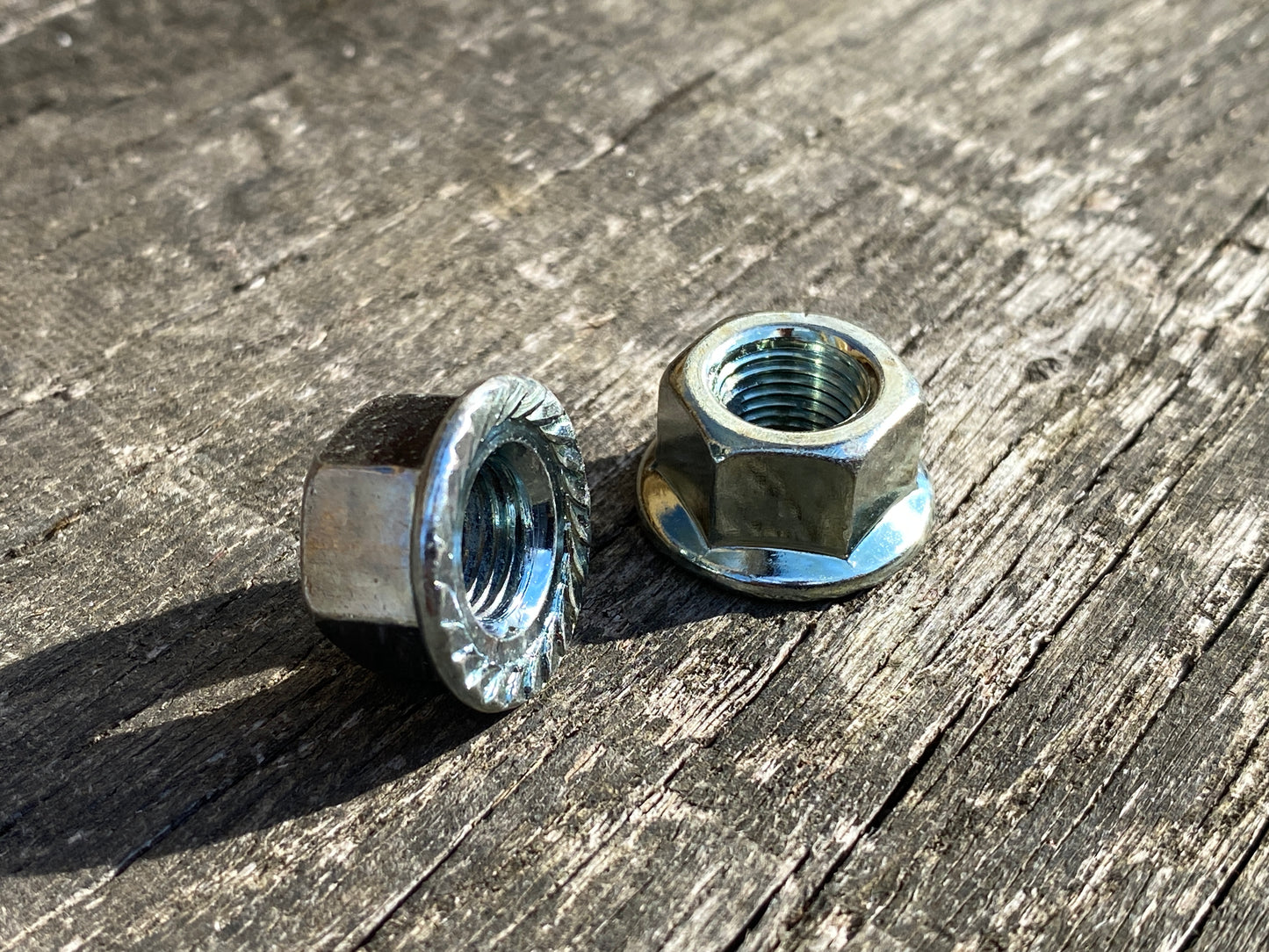 3/8 Cycle - Bicycle Hub Axle Flanged Nuts - £2.90 / pair