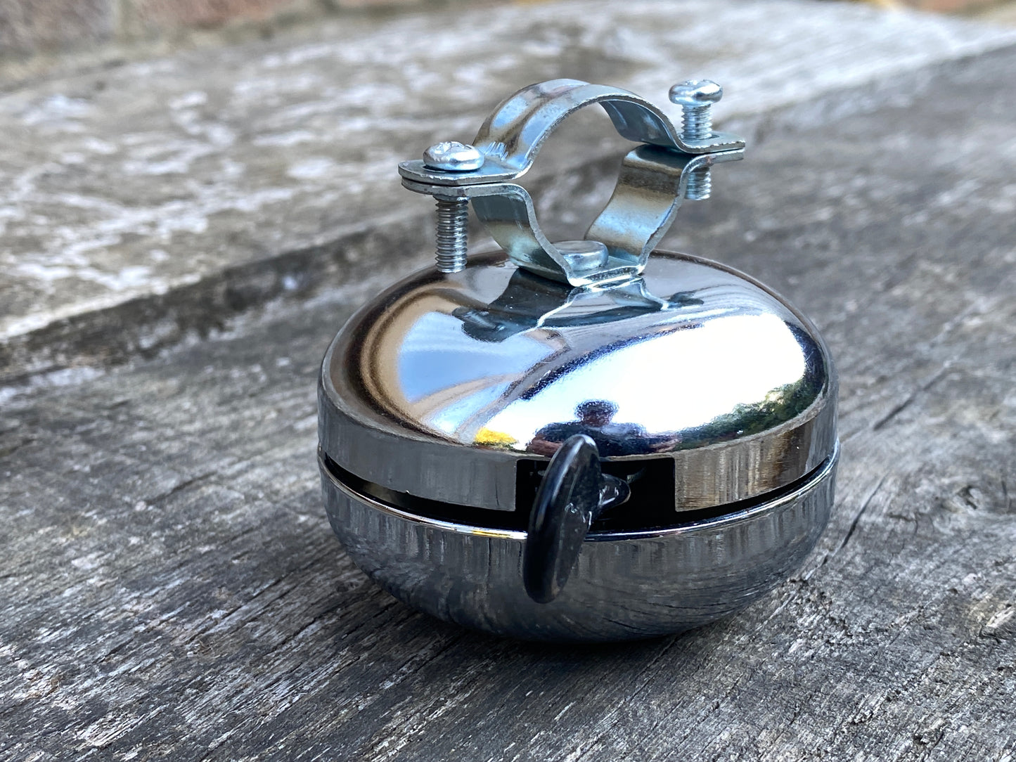 Traditional Steel 60mm Chrome Ding Dong Bicycle Bell - £9.80