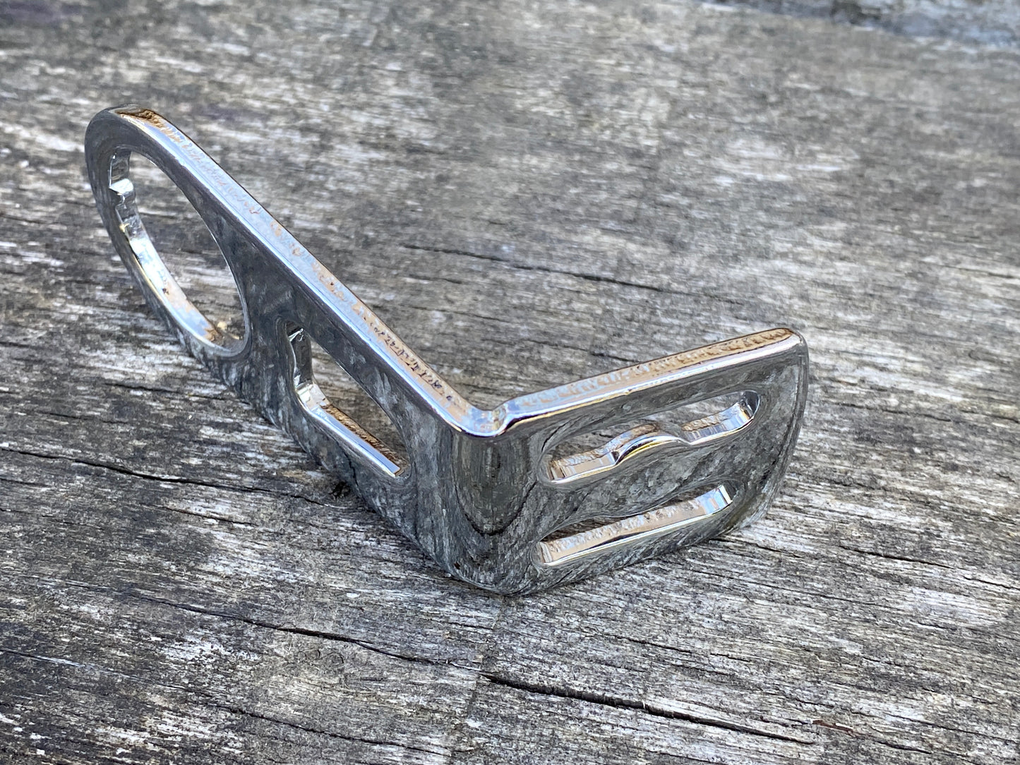 Traditional Chrome Bicycle Lamp Bracket for Headset - £3.00