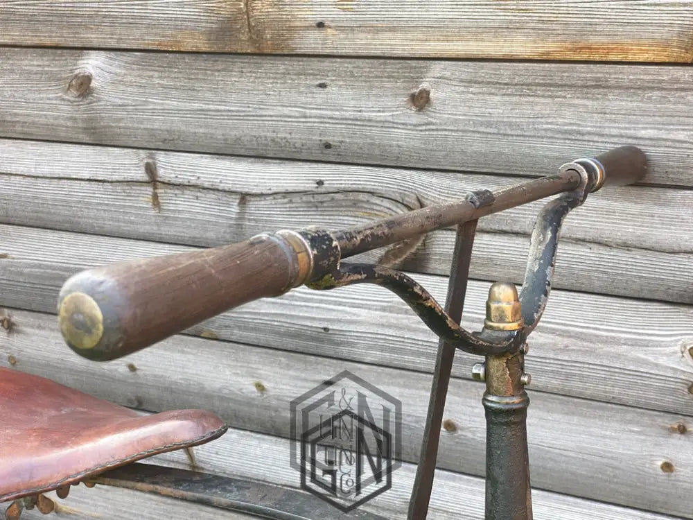 c.1869 English Bone-Shaker Velocipede Bicycle - £3800 Velocipede