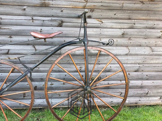 c.1869 English Bone-Shaker Velocipede Bicycle - £3800 Velocipede
