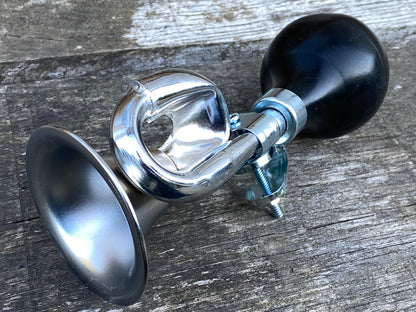 Classic Chrome Bicycle Bugle Hooter - £9.50