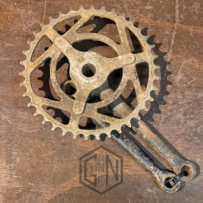 1920S Vintage Bicycle 38T Chainset Parts