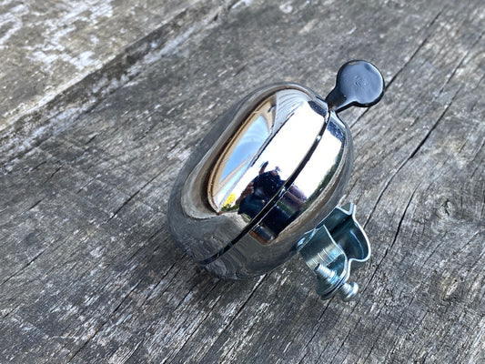 Traditional Steel 60mm Chrome Ding Dong Bicycle Bell - £9.80