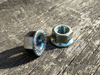 3/8 Cycle - Bicycle Hub Axle Flanged Nuts - £2.90 / pair