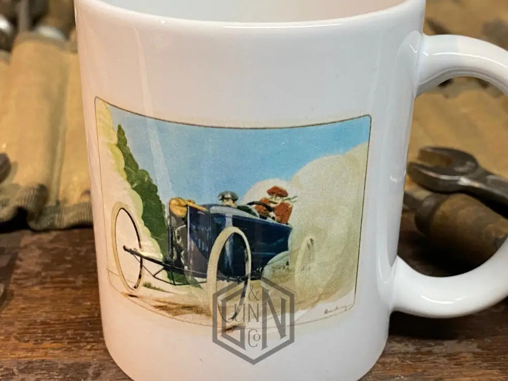 Bedelia Cyclecar At Speed Tea Break Mug