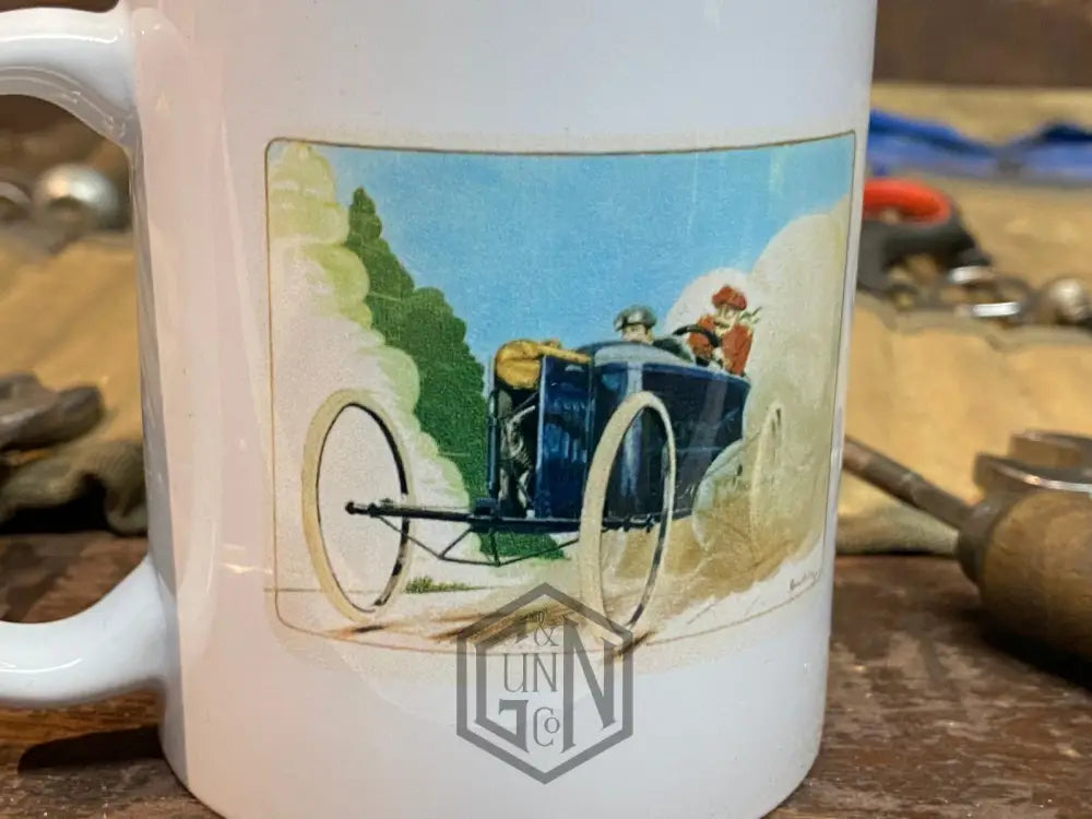 Bedelia Cyclecar At Speed Tea Break Mug