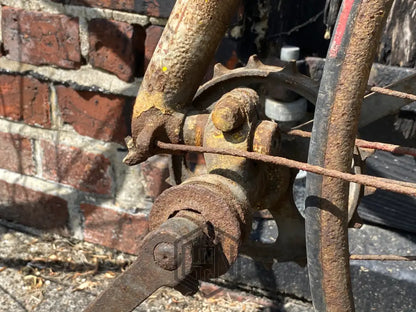c.1885 Solid Tyre Cross Frame Bicycle Project. Bicycle