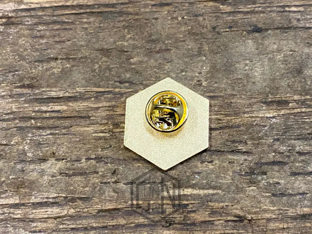 Gunn & Co Gold And Black Enamel Lapel Pin Badge. Badge